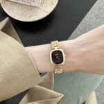 Popular Coco oval watch [Gold Coffee] - Image 3