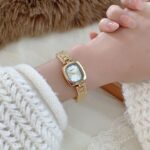 Popular Coco oval watch [Gold White] - Image 2