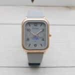 Rectangular fashion watch (Grey) - Image 3