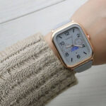 Rectangular fashion watch (Grey) - Image 2
