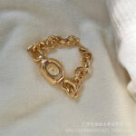 Cheese bracelet watch [Gold Gold] - Image 2