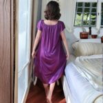 Color floral nightgown [Green] - Image 5