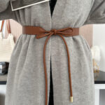 New knotted belt [Brown]