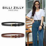 Women's thin match belt