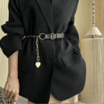 Heart-shaped belt [Gold]