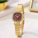 Bamboo joint women watch [Red Dial] - Image 3