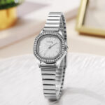 Bamboo joint women watch [Silver]
