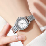 Bamboo joint women watch [Silver] - Image 3