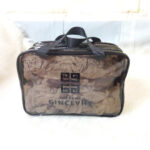 PVC double cosmetic bag [Brown] - Image 9