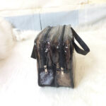 PVC double cosmetic bag [Brown] - Image 11