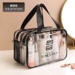 PVC double cosmetic bag [Transparent] - Image 3