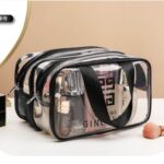 PVC double cosmetic bag [Transparent] - Image 2