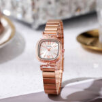 Rectangular HongKong watch [Rose Gold]