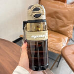 Outdoor portable water bottle [Brown] - Image 2