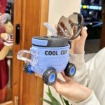 Cartoon Mars water bottle [Blue] - Image 4