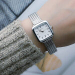 Fashionable net strap watch [ Silver White ] - Image 5