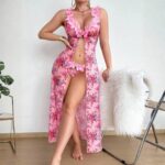 Floral pastoral nightgown set [Design] - Image 3
