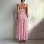 Floral pastoral nightgown set [Pink] - Image 4