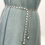 Stylish metal belt (2) Silver - Image 3