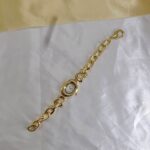 Cheese bracelet watch [Gold White] - Image 3