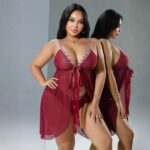 Lace camisole nightgown