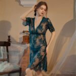 Lazy Maid Nightgown [Deep Green] - Image 3