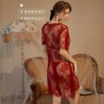 Lazy Maid Nightgown [Red Maroon] - Image 3
