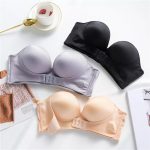 Comfortable strapless bra