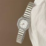 Bamboo joint women watch [Silver] - Image 2