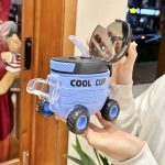 Cartoon Mars water bottle [Blue] - Image 4