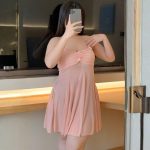 Charming Lingerie Dress [Pink] - Image 3