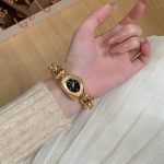 Cheese bracelet watch [Gold Black] - Image 2