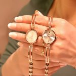 Fashionable Gift watch [pink Dial] - Image 4