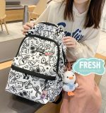 Harajuku Japanese style bag [Black]
