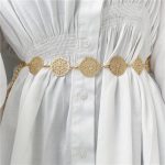 Hollow pattern waist Belt (Gold) - Image 3