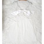 Lace backless nightdress (White) - Image 5