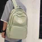 New Korean version backpack [Green] - Image 3