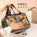 PVC double cosmetic bag [Transparent] - Image 7