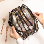 PVC double cosmetic bag [Transparent] - Image 4