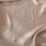 Pearl Chain necklace [White] - Image 2