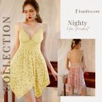 Printed lingerie nightdress [yellow] - Image 2