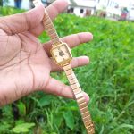 Retro Camellia watch [Gold Gold] - Image 5