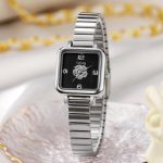 Retro Camellia watch [Silver Black] - Image 3