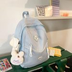 Student contrast backpack [Blue]