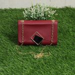 Stylish Lock bag (Red) - Image 3