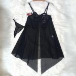 Tassels suit nightdress [Black] - Image 6