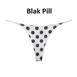 Thin strap thong Panty -Print - Image 9