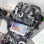 Trendy cool backpack [Black Yellow] - Image 7