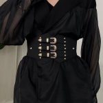 Western waist belt 7 (Gold)