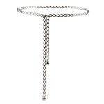 Stylish metal belt (3) Silver - Image 5